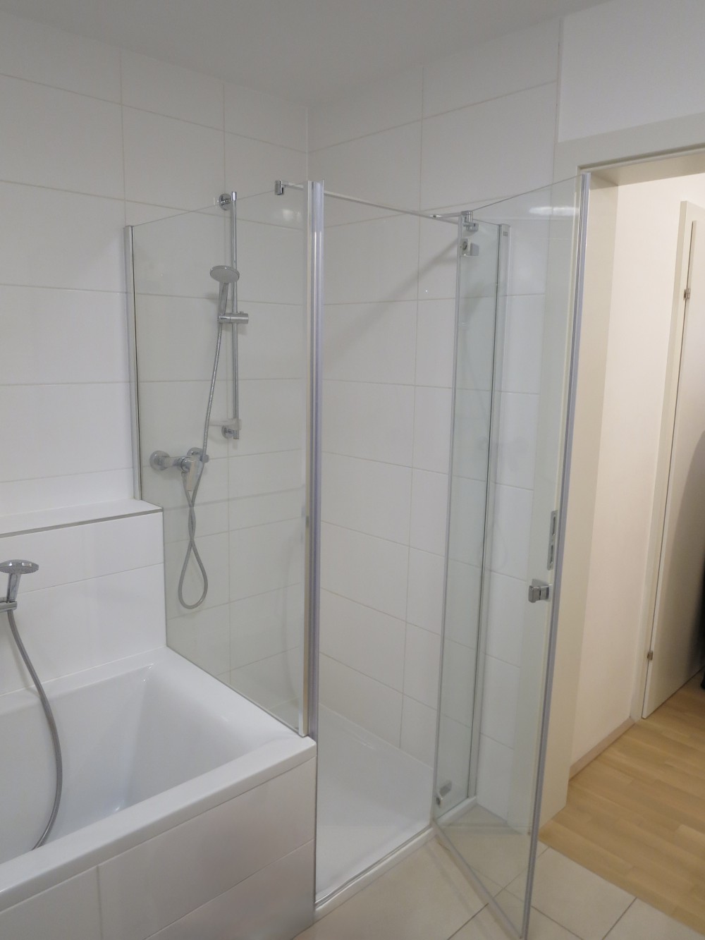 Ausgangssituation Dusch/Badewannenbereich